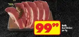 Shoprite Bulk Beef Brisket per kg offer