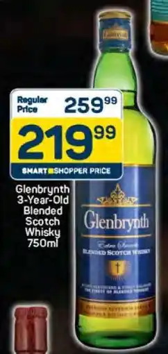 Pick n Pay Glenbrynth 3-Year-Old Blended Scotch Whisky 750ml offer