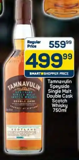 Pick n Pay Tamnavulin Speyside Single Malt Double Cask Scotch Whisky 750ml offer