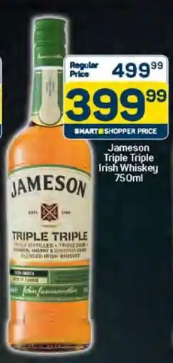 Pick n Pay Jameson Triple Triple Irish Whiskey 750ml offer