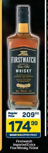 Pick n Pay FIRSTWATCH IMPORTED EXTRA FINE WHISKY 750ml offer