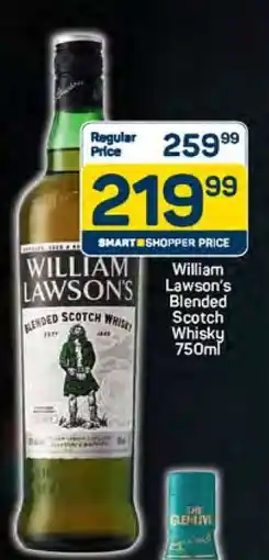 Pick n Pay William Lawson's Blended Scotch Whisky 750ml offer
