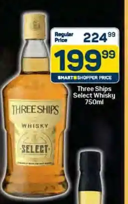 Pick n Pay Three Ships Select Whisky 750ml offer