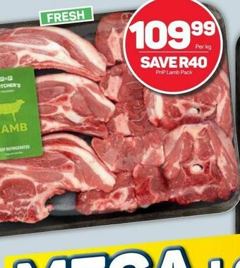 Pick n Pay Hypermarket Pnp lamb pack offer