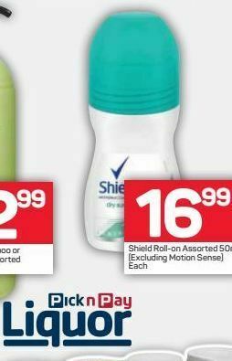 Pick n Pay Hypermarket Shield roll-on offer