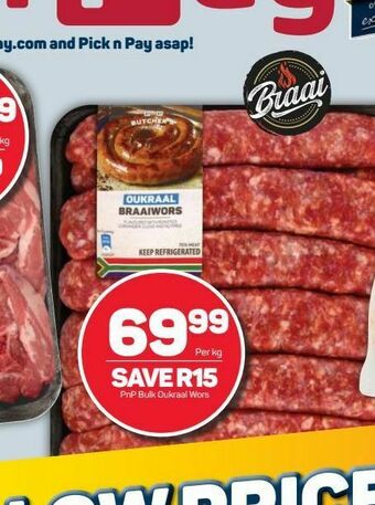 Pick n Pay Hypermarket Pnp wors offer