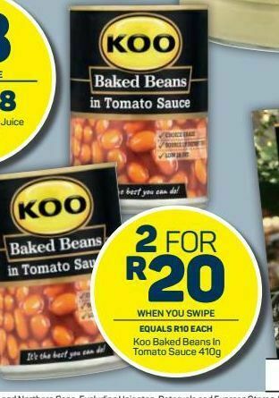 Pick n Pay Hypermarket Koo baked beans 2 offer