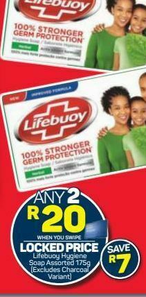Pick n Pay Hypermarket Lifebuoy soap 2 offer