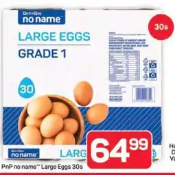 Pick n Pay Hypermarket PnP no name Large Eggs 30s offer