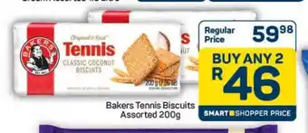 Pick n Pay Hypermarket Bakers Tennis Biscuits Assorted 200g offer