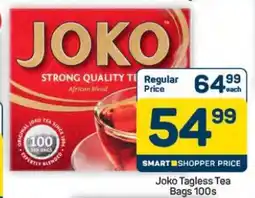 Pick n Pay Hypermarket Joko Tagless Tea Bags 100s offer