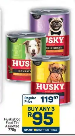 Pick n Pay Hypermarket Husky Dog Food Tin Assorted 775g offer