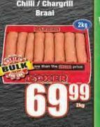 Boxer Chargrill braai offer