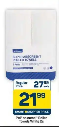 Pick n Pay Hypermarket PnP no name Roller Towels White 2s offer