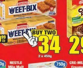 Boxer Bokkomo weet-bix 2 offer
