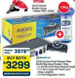 Pick n Pay Hypermarket AX20 Active Pool Cleaner Plus BLU52 Big Easy Floater 1.5kg offer