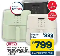 Pick n Pay Hypermarket DEFY 6 Litre Digital Air Fryer offer