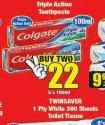 Boxer Colgate toothpaste 2 offer
