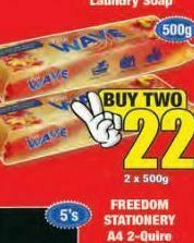 Boxer Fresh wave laundry soap 2 offer