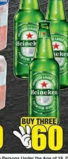 Boxer Heineken beer offer