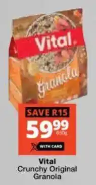 Checkers Vital Crunchy Original Granola offer