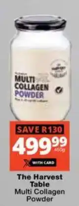 Checkers The Harvest Table Multi Collagen Powder offer