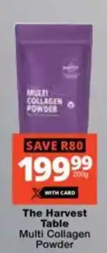 Checkers The Harvest Table Multi Collagen Powder offer