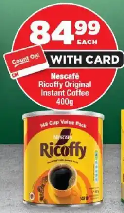OK Foods Nescafé Ricoffy Original Instant Coffee offer