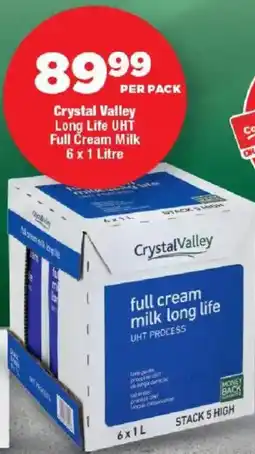 OK Foods Crystal Valley Long Life UHT Full Cream Milk offer