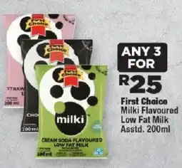 OK Foods First Choice Milki Flavoured Low Fat Milk offer