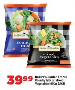 OK Foods Nature's Garden Frozen Country Mix or Mixed Vegetables offer