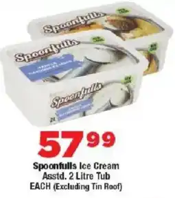 OK Foods Spoonfulls Ice Cream Tub offer