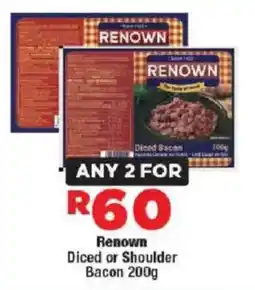 OK Foods Renown Diced or Shoulder Bacon offer