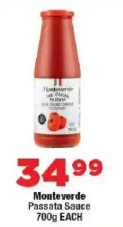 OK Foods Monteverde Passata Sauce offer