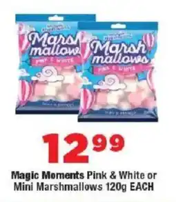 OK Foods Magic Moments Pink & White or Mini Marshmallows offer