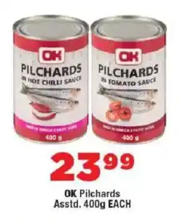 OK Foods OK Pilchards offer
