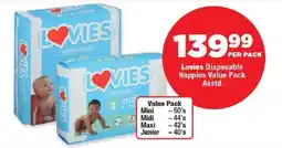 OK Foods Lovies Disposable Nappies Value Pack offer