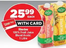 OK Foods Rhodes 100% Fruit Juice Blend offer