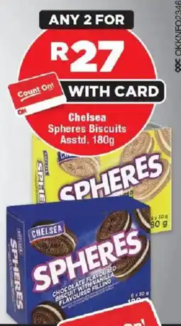 OK Foods Chelsea Spheres Biscuits offer