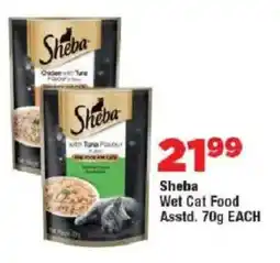 OK Foods Sheba Wet Cat Food offer