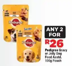 OK Foods Pedigree Gravy or Jelly Dog Food Pouch offer