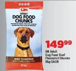 OK Foods OK Adult Dog Food Beef Flavoured Chunks offer