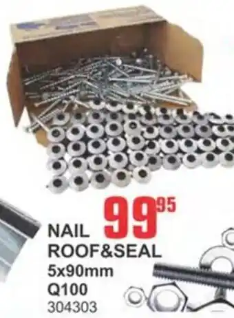 Nail roof & seal
