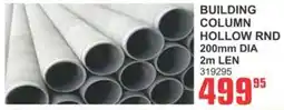 Cashbuild Building column hollow round offer