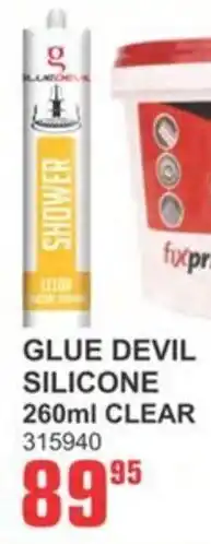 Cashbuild Glue devil silicone clear offer