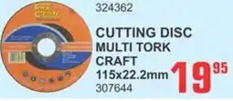 Cashbuild Tork craft multi cutting disc offer