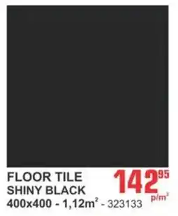 Cashbuild Floor tile shiny black offer