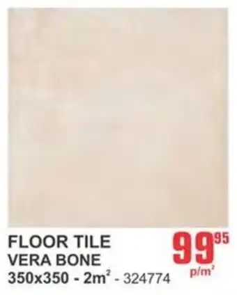 Floor tile vera bone