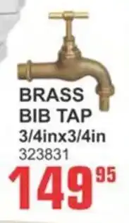 Cashbuild Brass bib tap offer