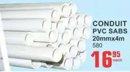 Cashbuild Conduit pvc sabs offer